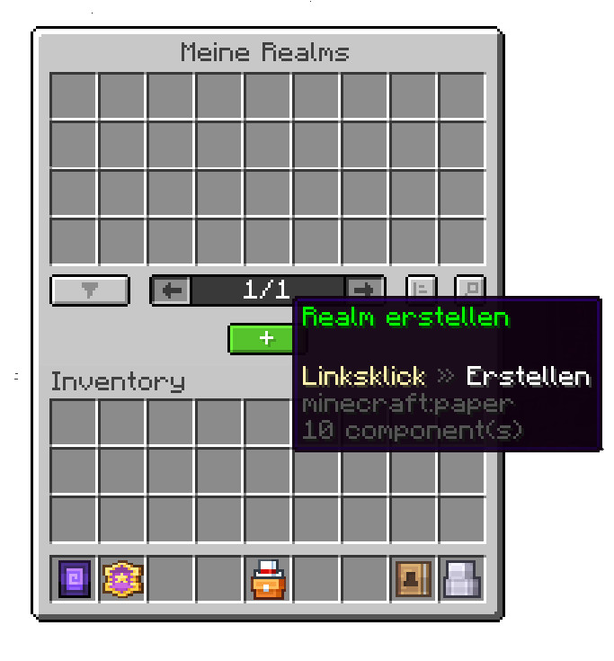 Meine Realms Menu